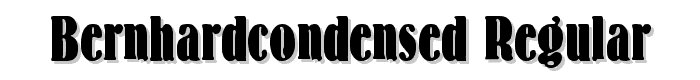 BernhardCondensed Regular font